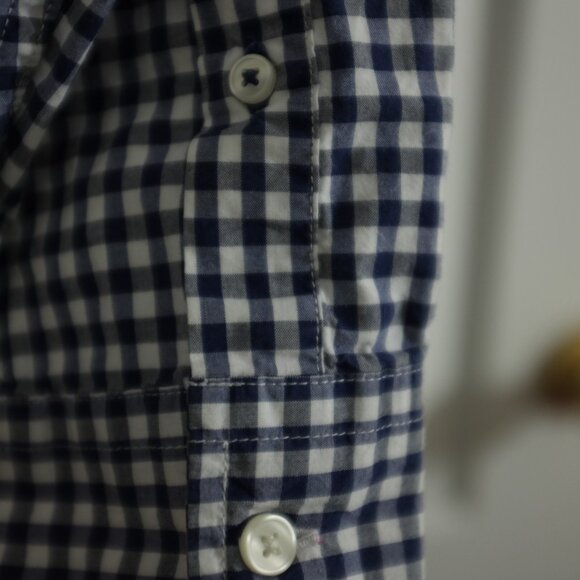 COPY - American Eagle Outfitters Blue Gingham Classic fit Shirt 100% Cotton, Si… - Picture 7 of 11